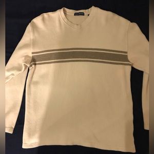 John Ashford Mens V-Neck Sweater Size Large